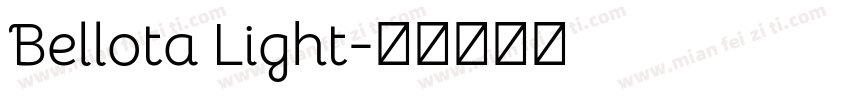 Bellota Light字体转换